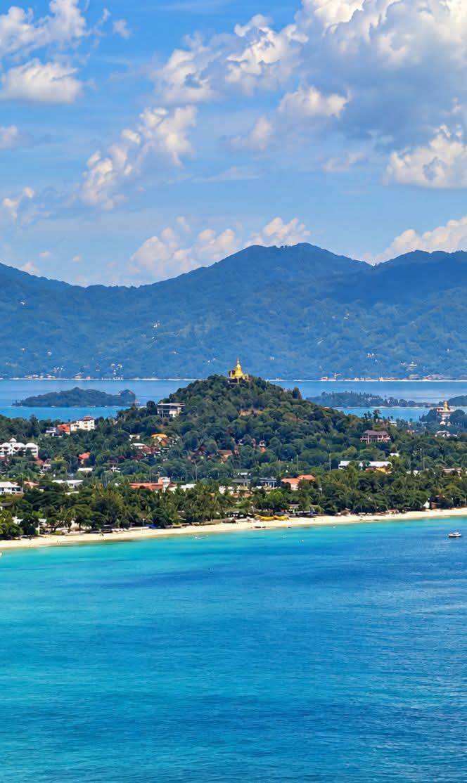 Khao Hua Jook Pagoda Koh Samui – A Golden Temple with a Beautiful View